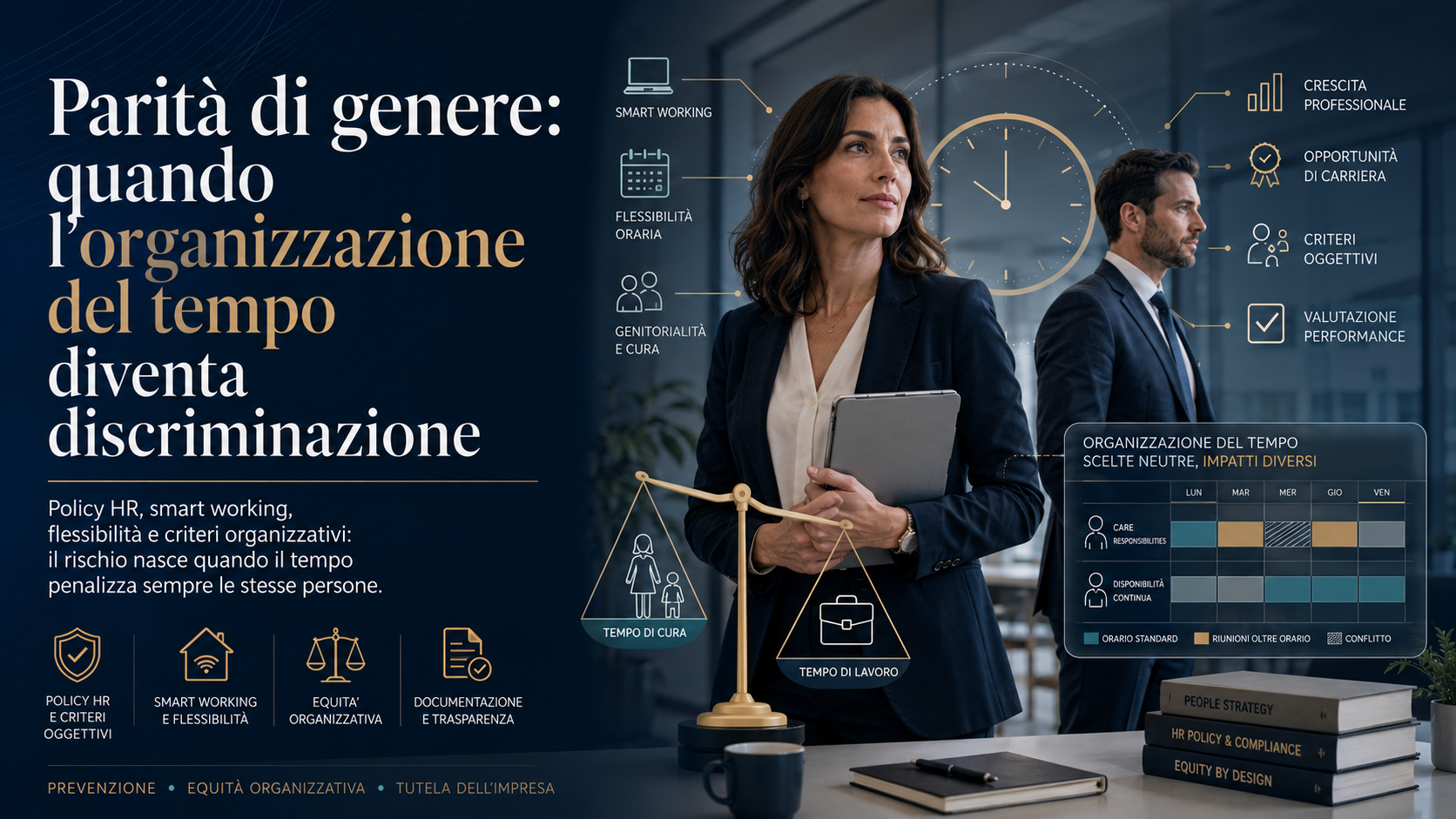 Parità di genere: quando l’organizzazione del tempo diventa discriminazione