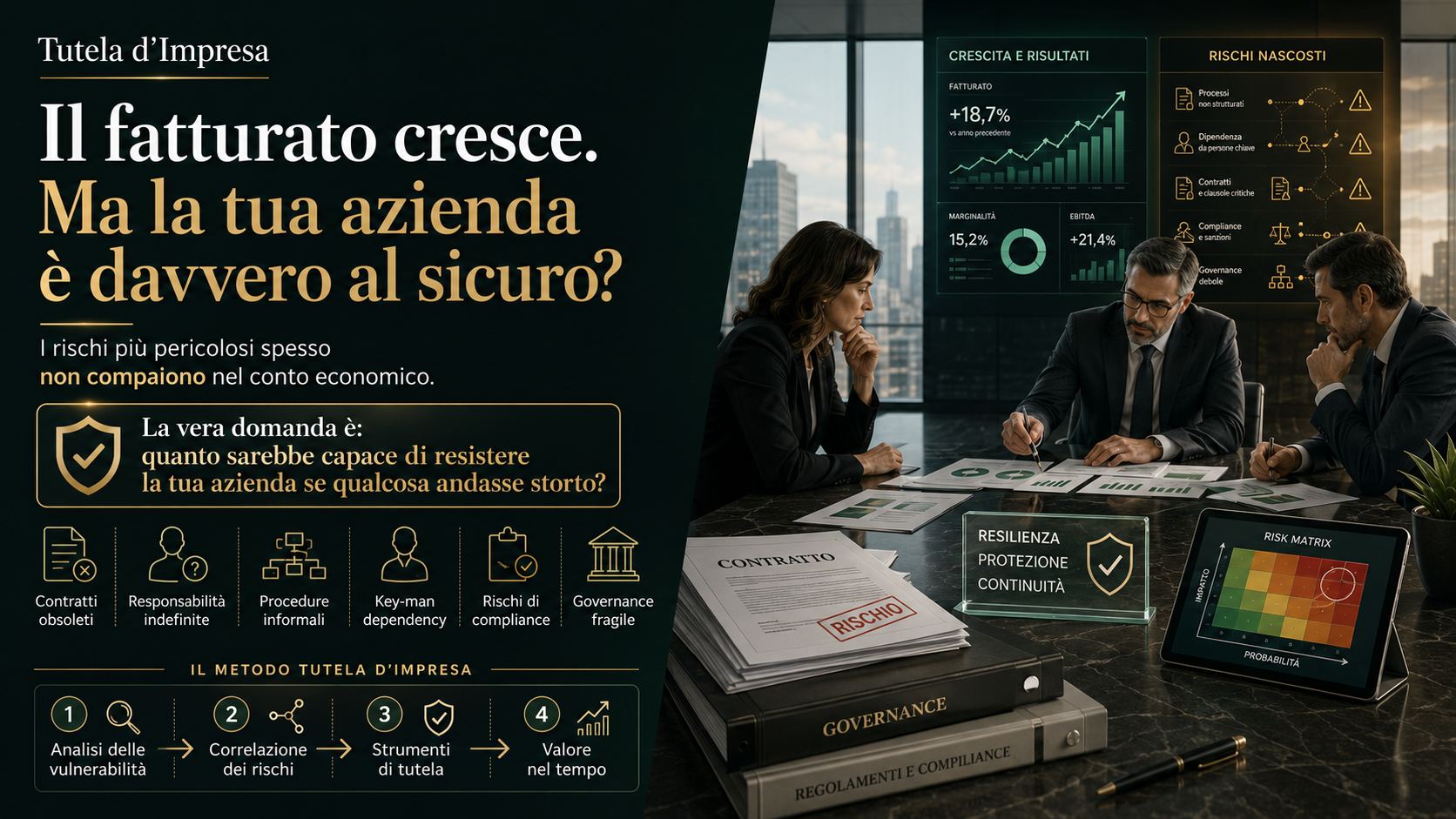 Il fatturato cresce. Ma la tua azienda è davvero al sicuro?